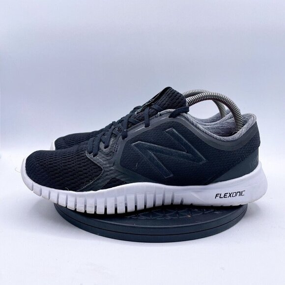 Men's New Balance MX66MB2 Flexonic Black/White Lace-up Running Shoes Size 8.5D - Picture 2 of 9